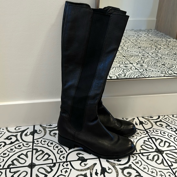 Cole Haan jodhpur boot 7.5 w original box black leather - Picture 2 of 6